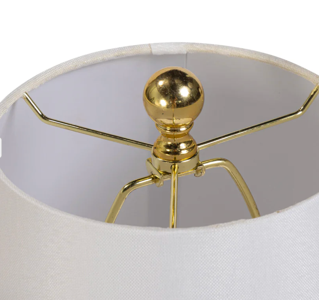 Sardine White and Blue Ceramic Table Lamp