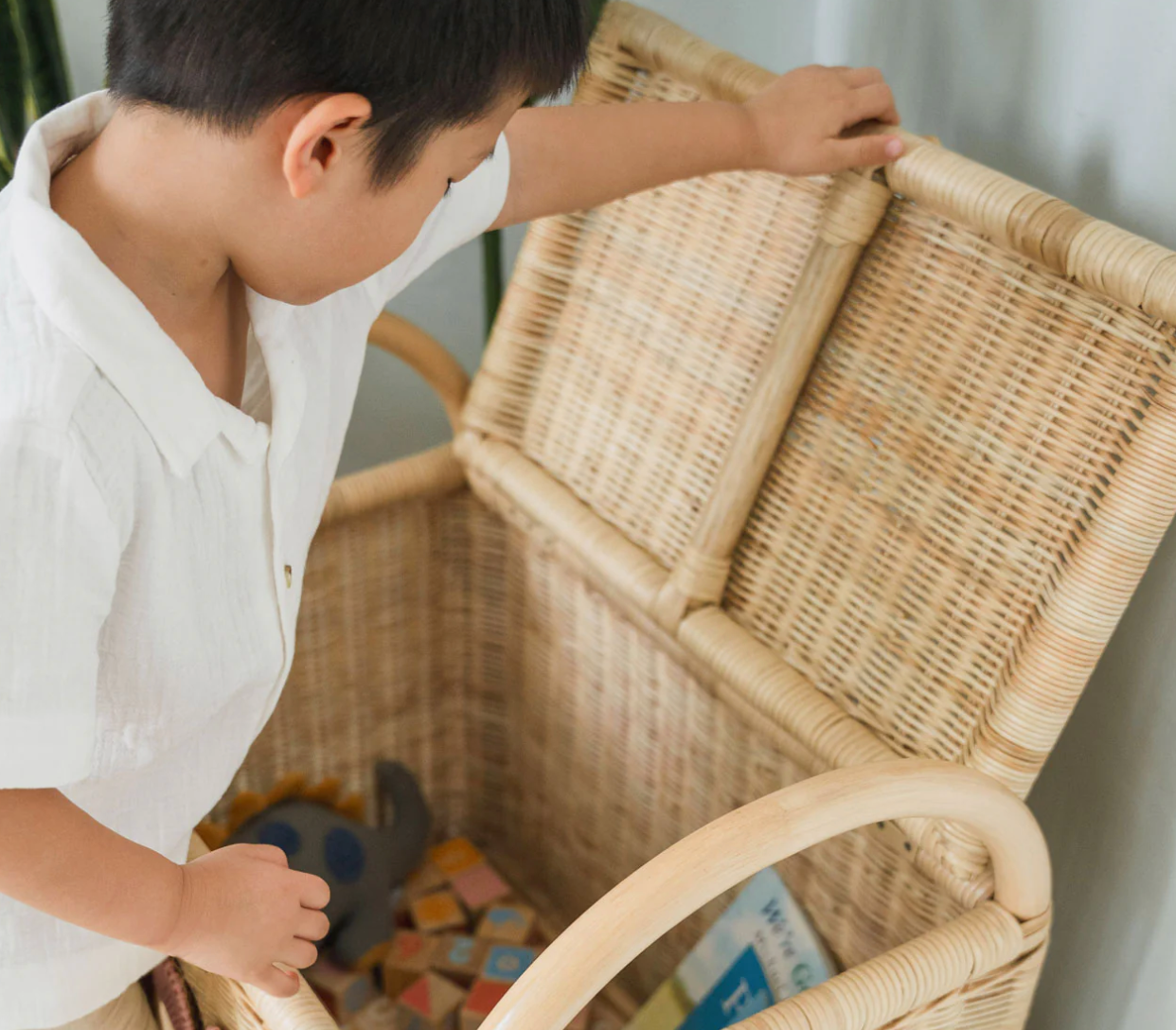 Rattan Toy Chest