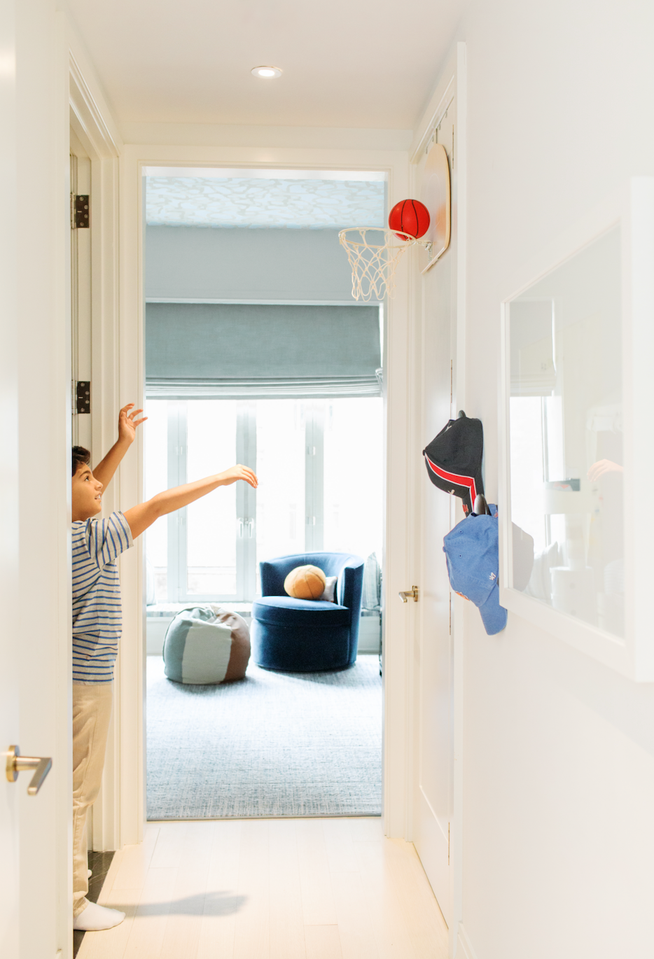 Doorway Basketball Hoop - Ivory