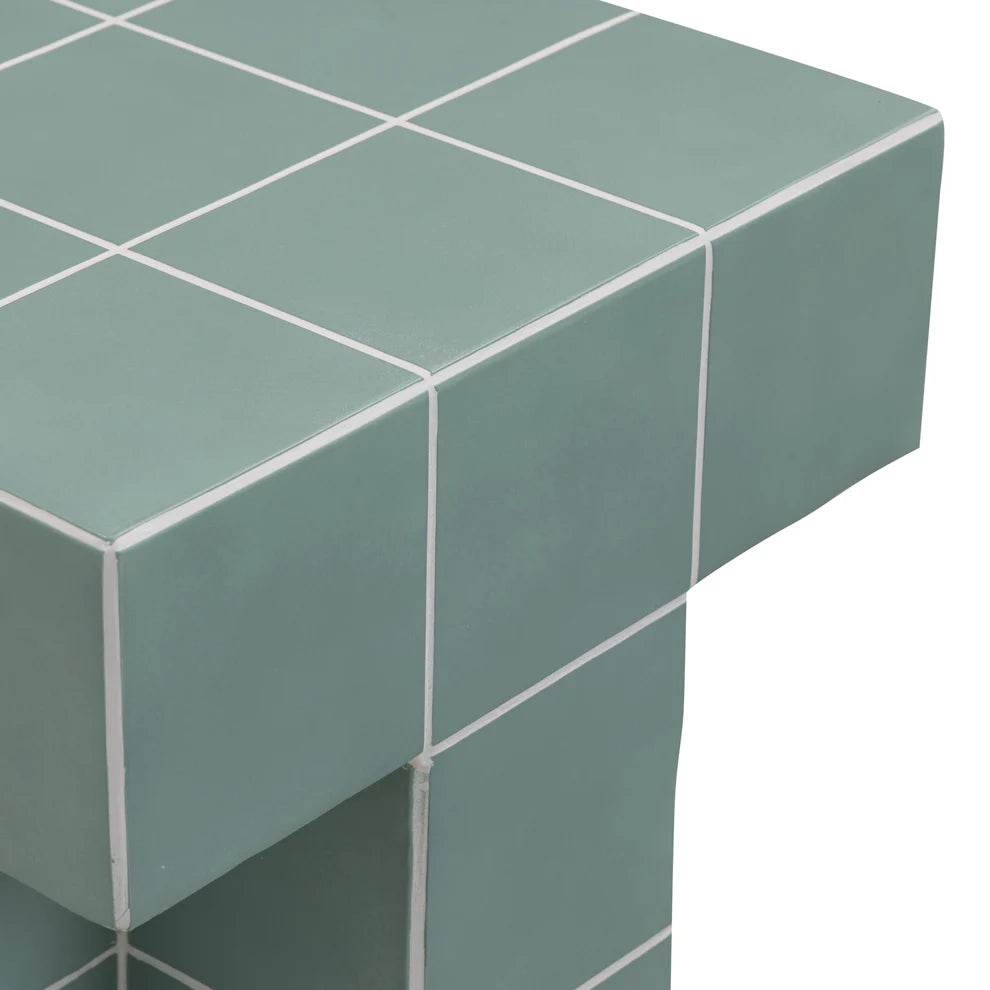 Alma Tile Concrete Side Table