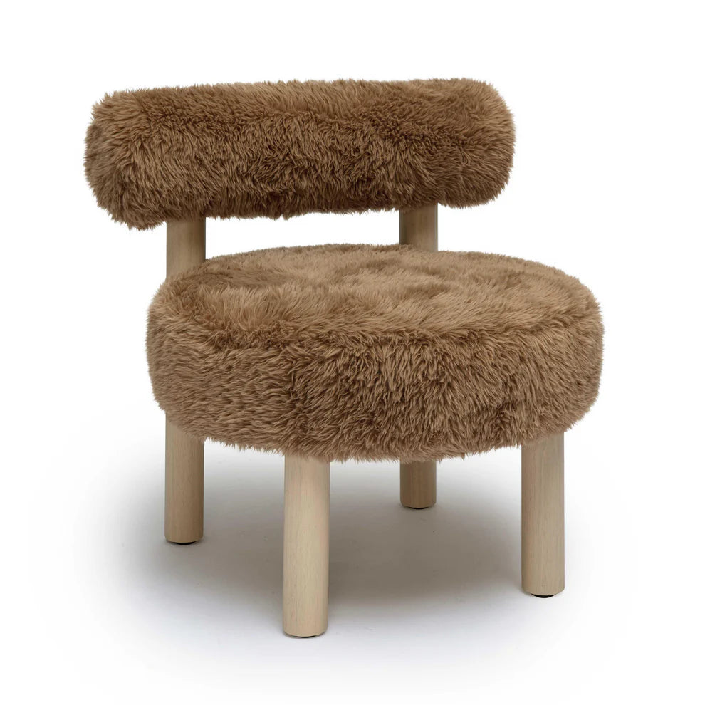Carmel Vegan Shearling Accent Chair