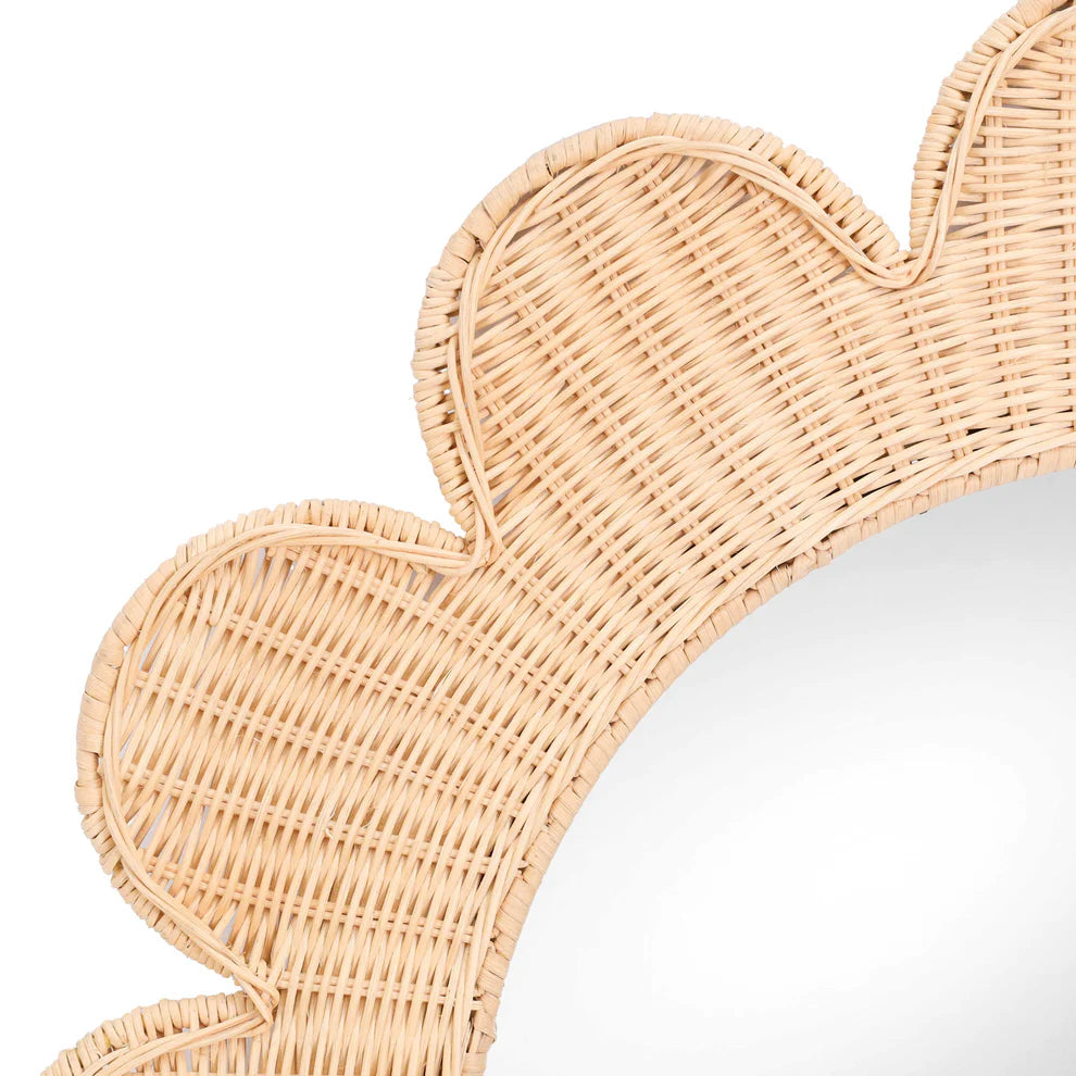 Coralie Rattan Wall Mirror