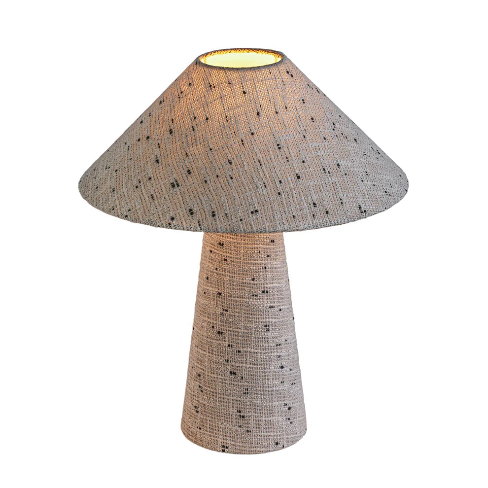 Fischer Woven Table Lamp - White