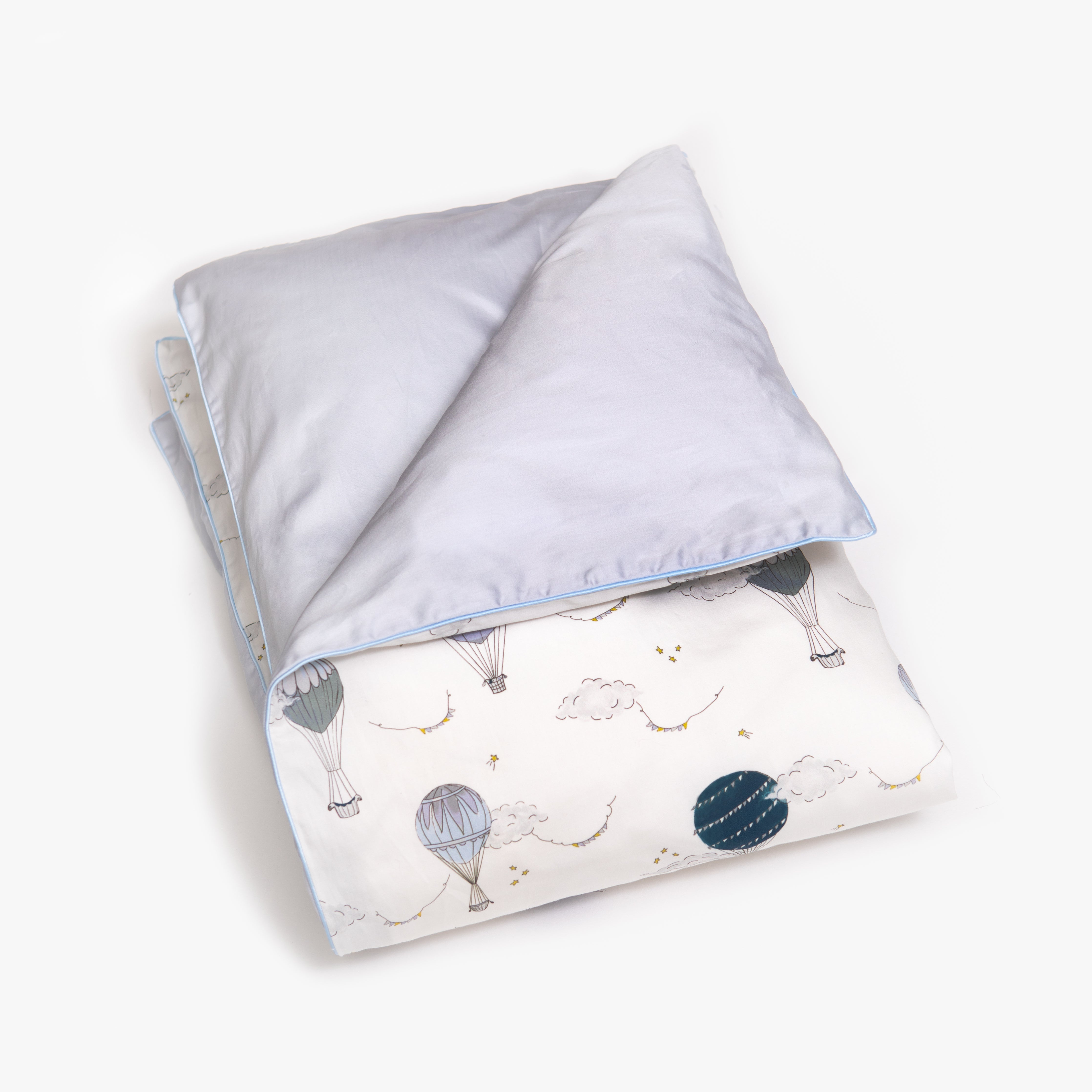 Touch The Sky Baby Duvet - Blue