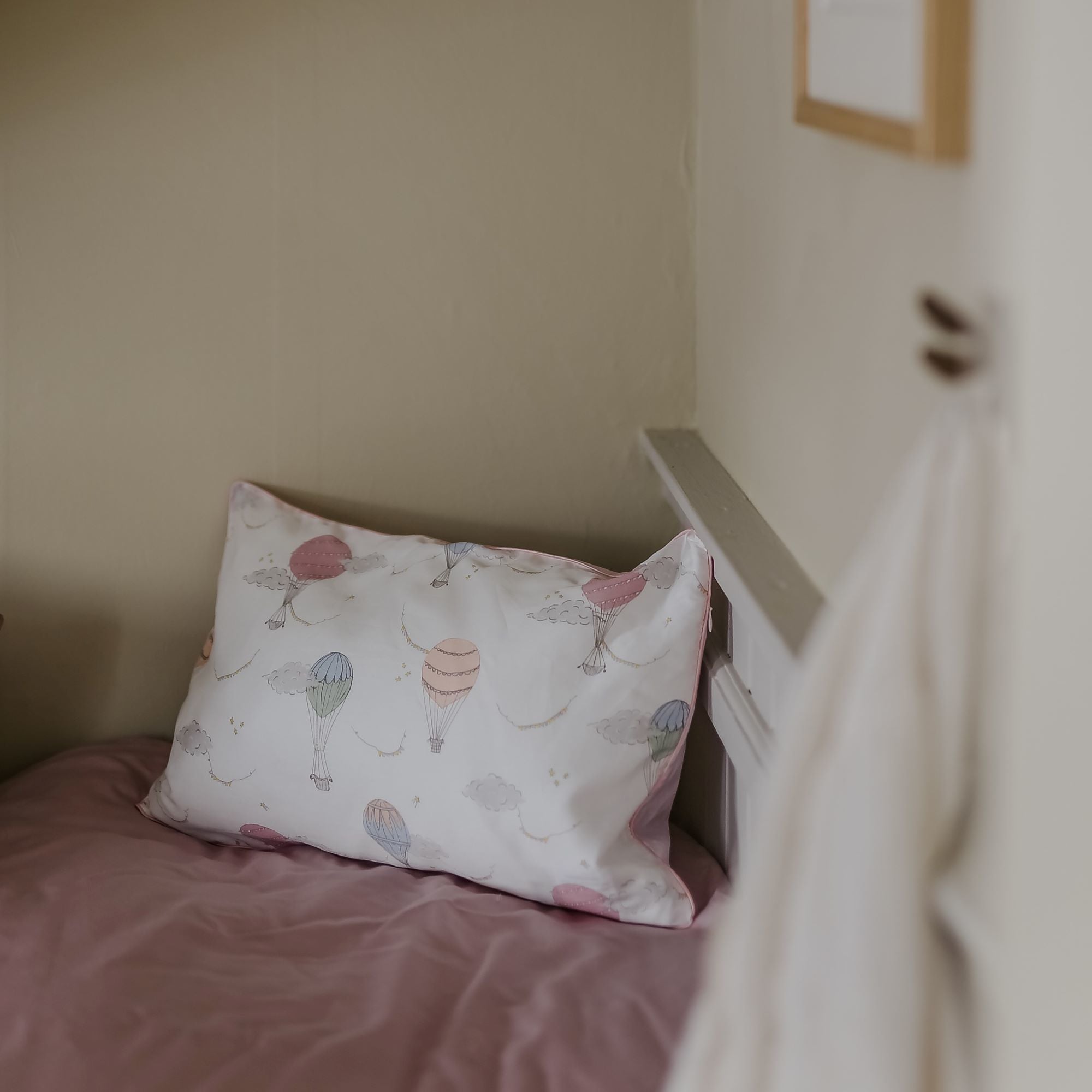 Touch The Sky Toddler Pillow - Pink