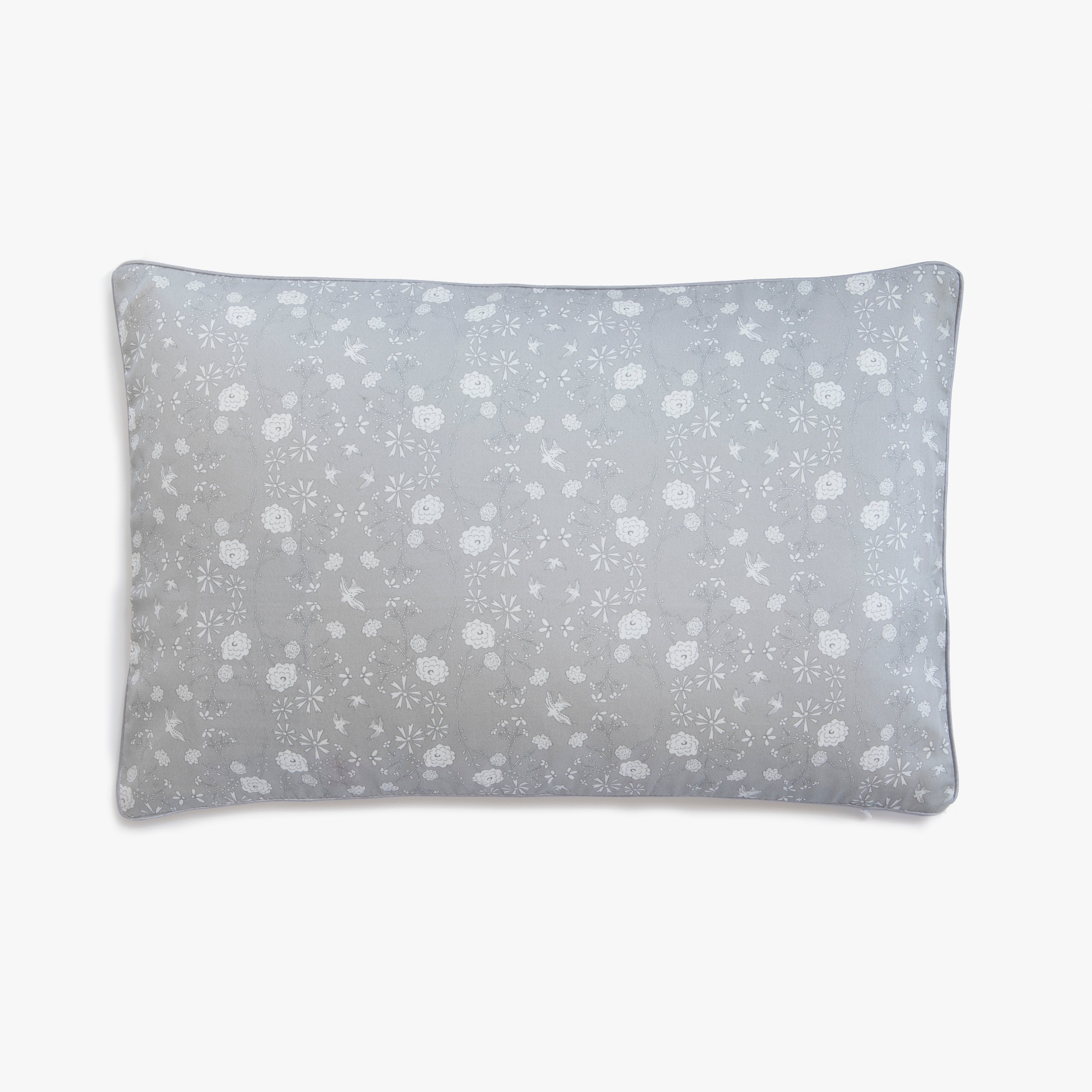 Bird's Song Toddler Pillow - Grey