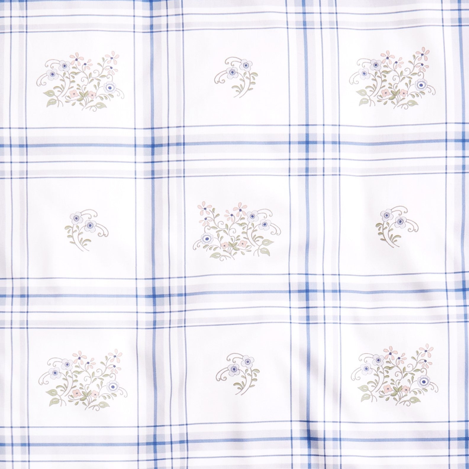 Fleur + Stripe Baby Duvet - Ivory