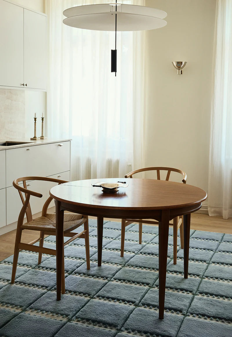 Lily Wool Rug - Blue