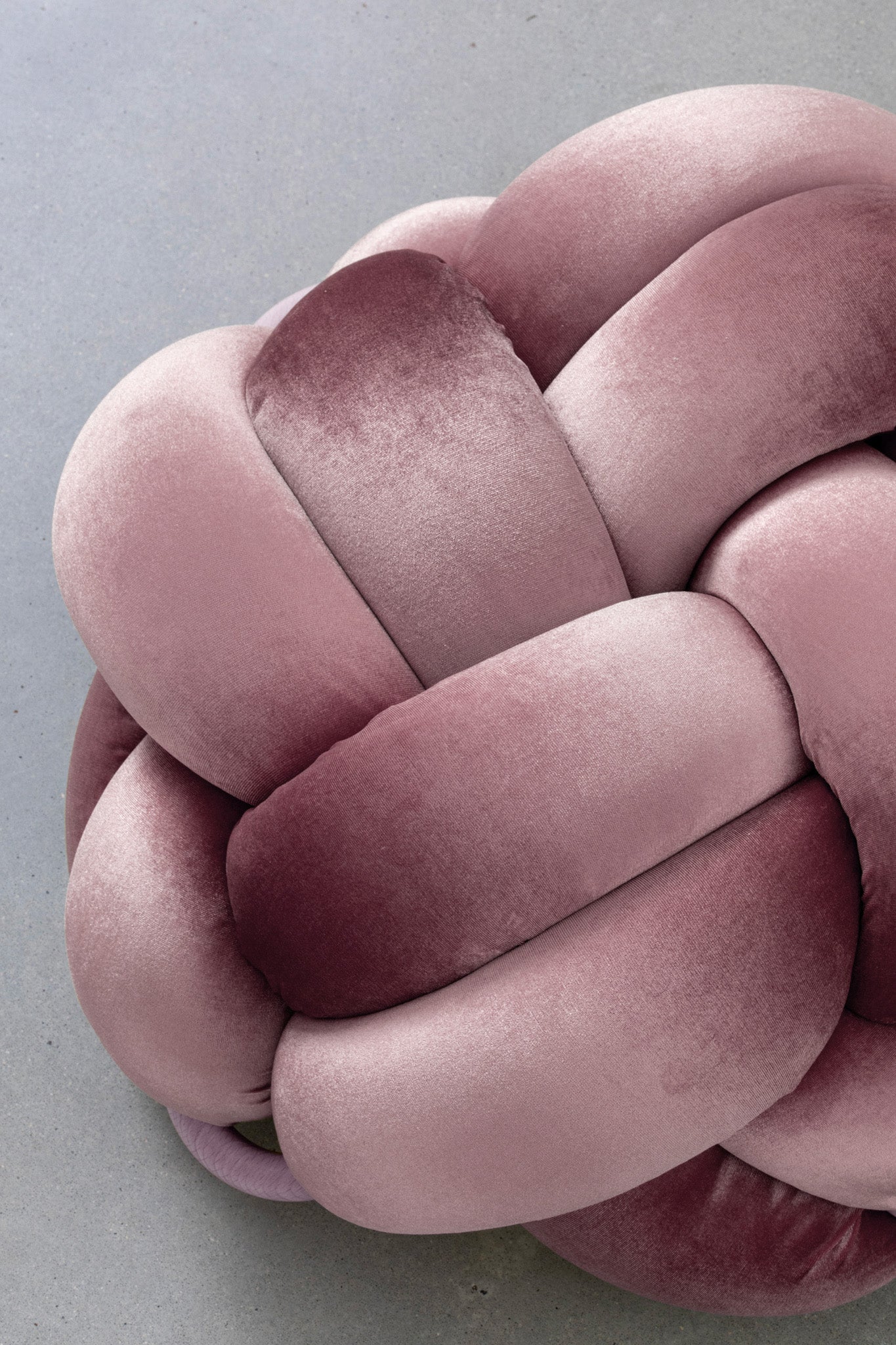 Knot Floor Cushion - Pink