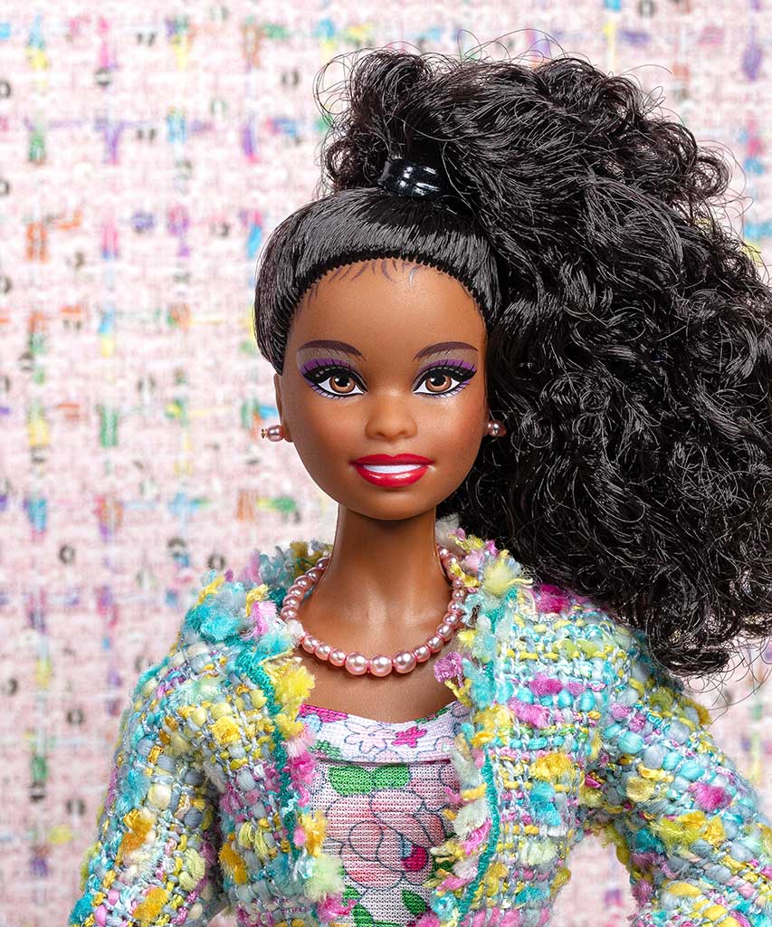 Pink Pearl Framed Barbie