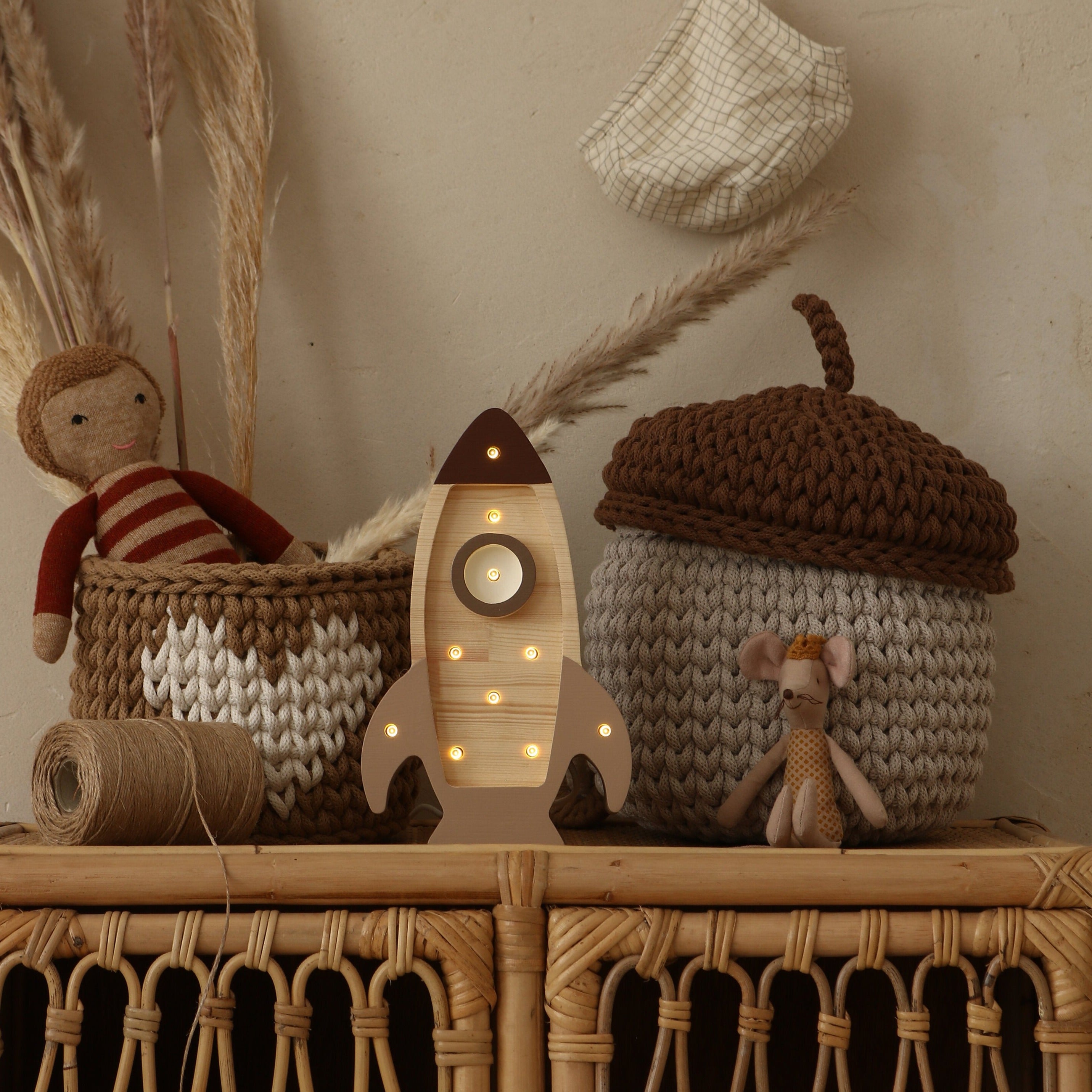 Mini Rocket Ship Nightlight