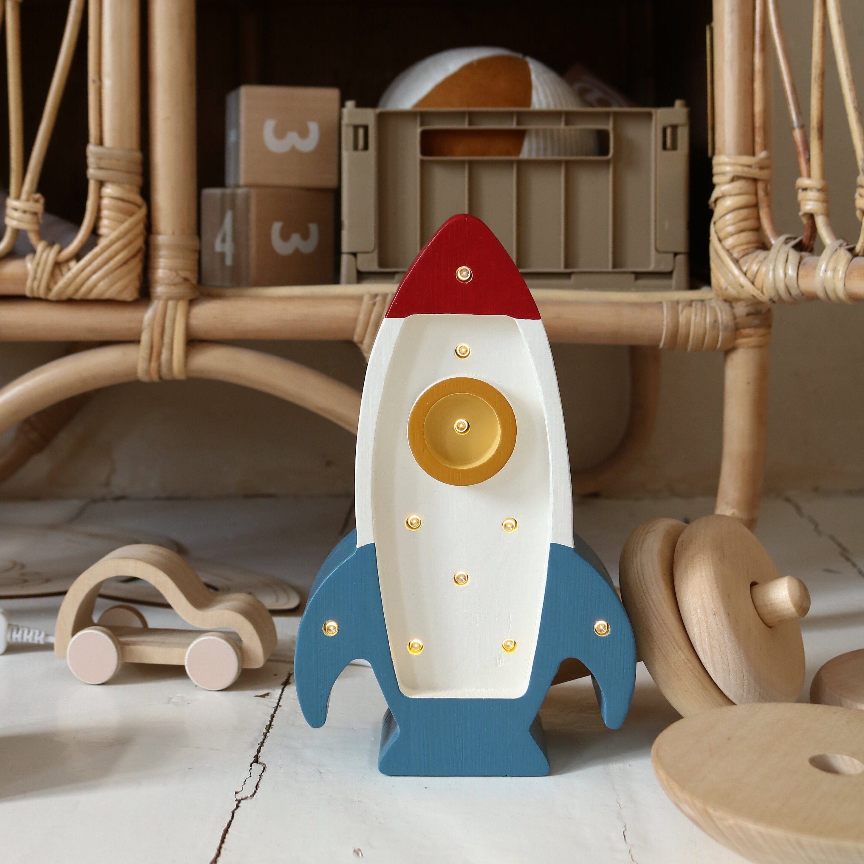 Mini Rocket Ship Nightlight
