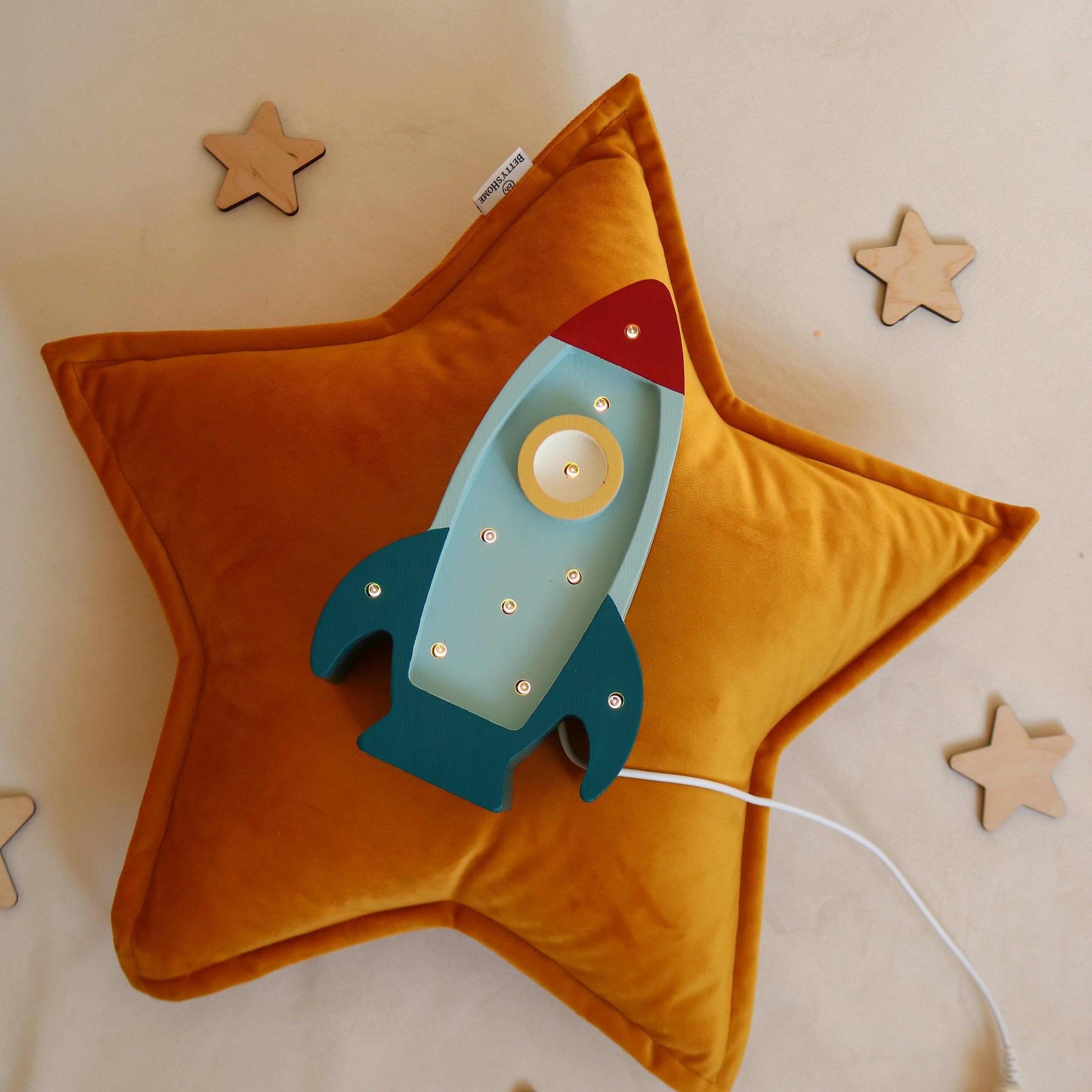 Mini Rocket Ship Nightlight