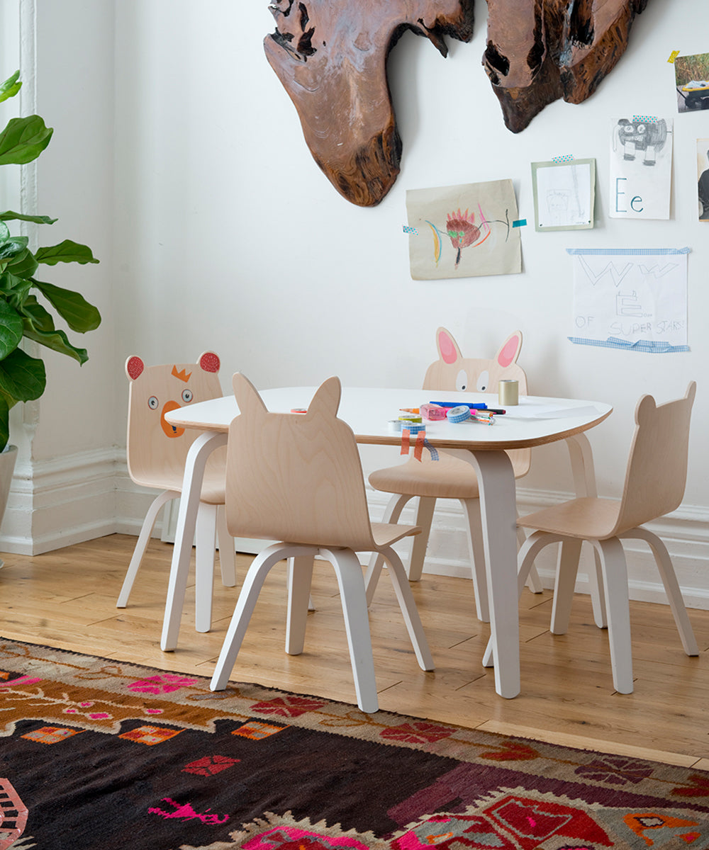 Birch Play Table - White